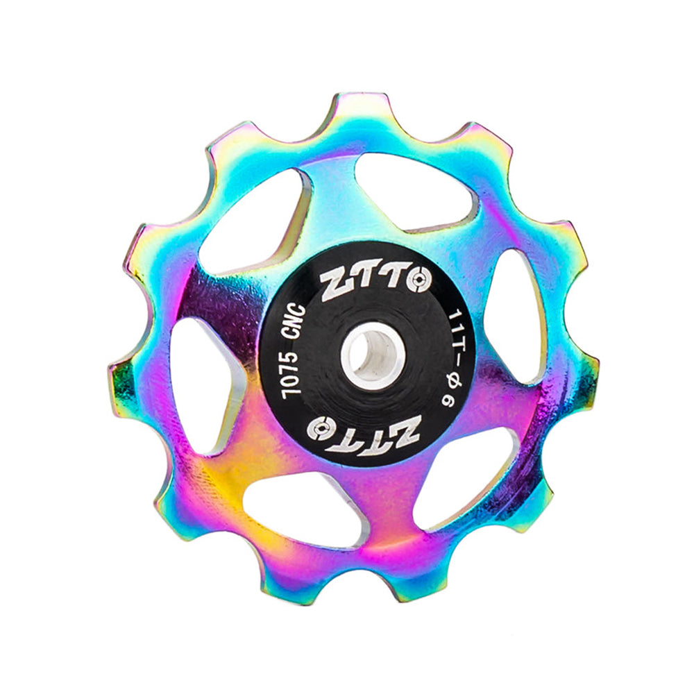 ZTTO 11T Rear Derailleur Pulley Bike Bicycle Metal Bearing Jockey Wheel Aluminium Alloy Rear Derailleur Guide Roller ZTTO 11T Rear Derailleur Pulley Bike Bicycle Metal Bearing Jockey Wheel Aluminium Alloy Rear Derailleur Guide Roller